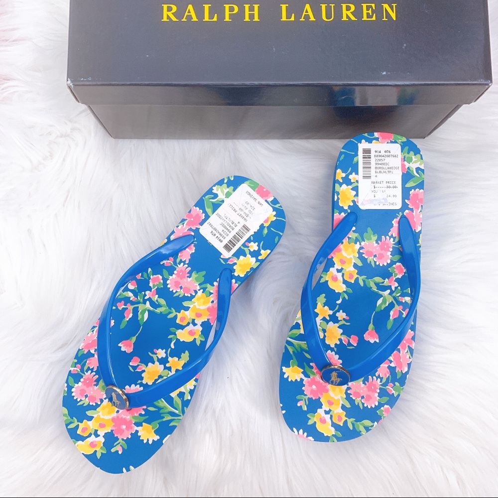 Polo Ralph Lauren Kids Borolla Wedge Flip Flop